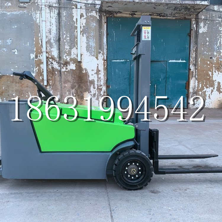 林口区小型电动叉车1吨2吨步行站驾式电瓶堆高充电装卸车液压升降车铲车